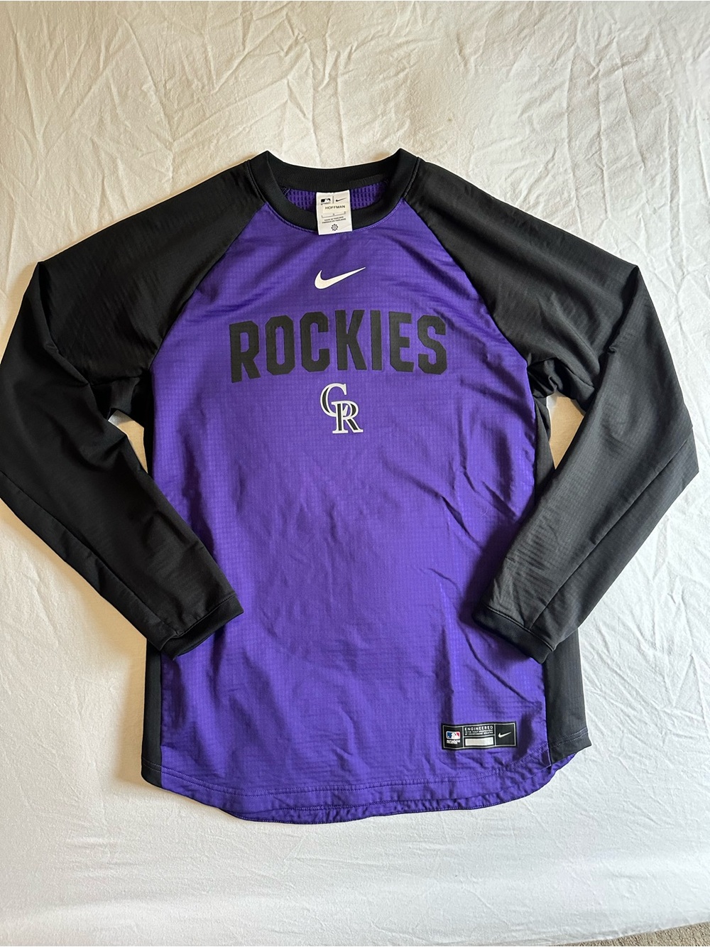 Colorado Rockies Nike Team Issued Dri-FIT Pullover Men's L